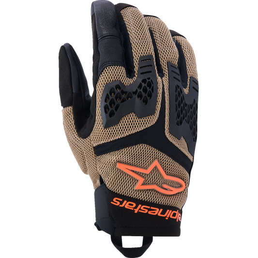 Alpinestars - Manti Air Gloves - Dark Khaki/Black/Fluo Orange