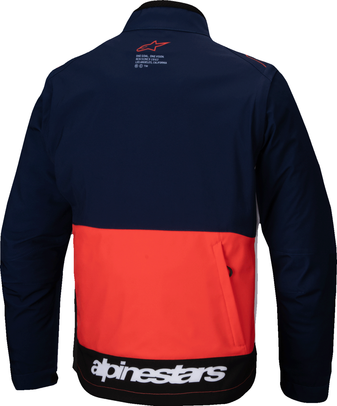 Alpinestars - Lite-Dura Softshell Jacket - Navy/Orange/White