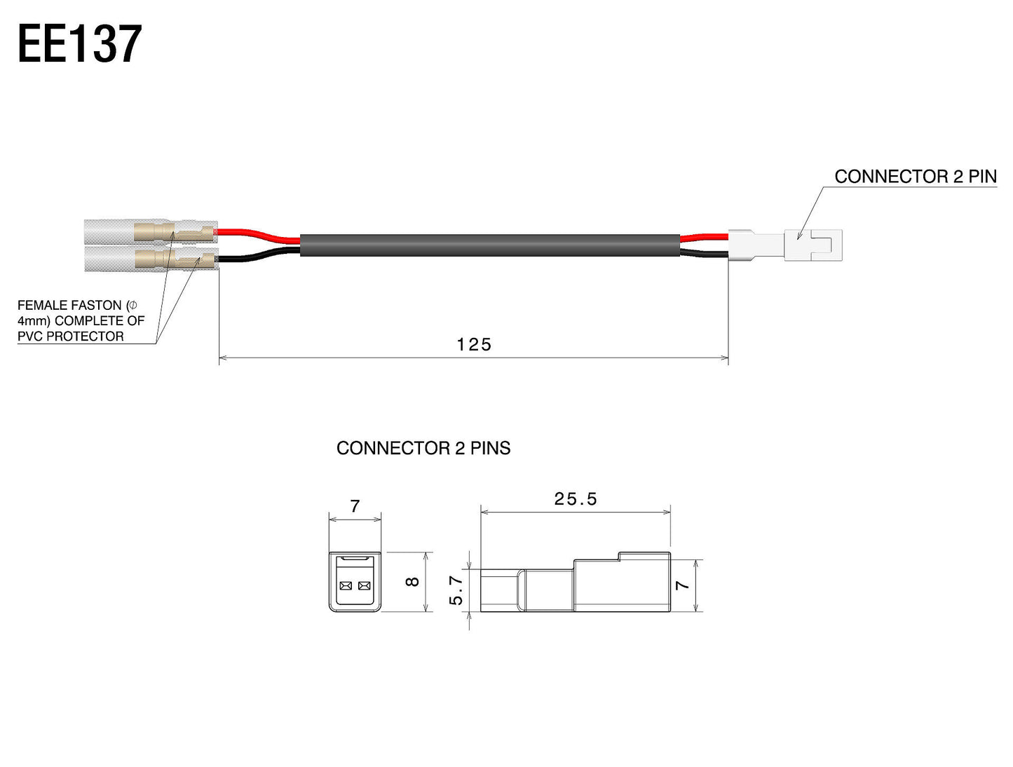 EE137 - RIZOMA - Wiring Kit For Turn Signals