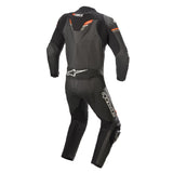 CLOSEOUT - Alpinestars GP FORCE CHASER LEATHER SUIT -58 - BLK/RDFLOU