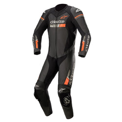 CLOSEOUT - Alpinestars GP FORCE CHASER LEATHER SUIT -58 - BLK/RDFLOU