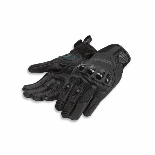 98109254 - City C4 Fabric-leather gloves - Black/Black