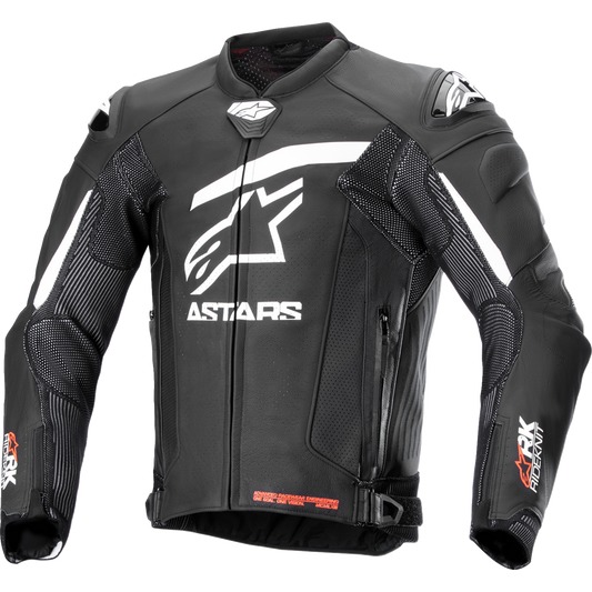 Alpinestars - GP Plus R v4 Rideknit® Leather Jacket - Black/White