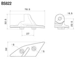 BS822 - RIZOMA - Mounting Kit For Fairing Mirror - PAIR