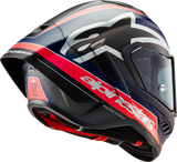 Alpinestars - Supertech R10 Helmet - Team - Matte Black/Carbon Red Fluo/Blue