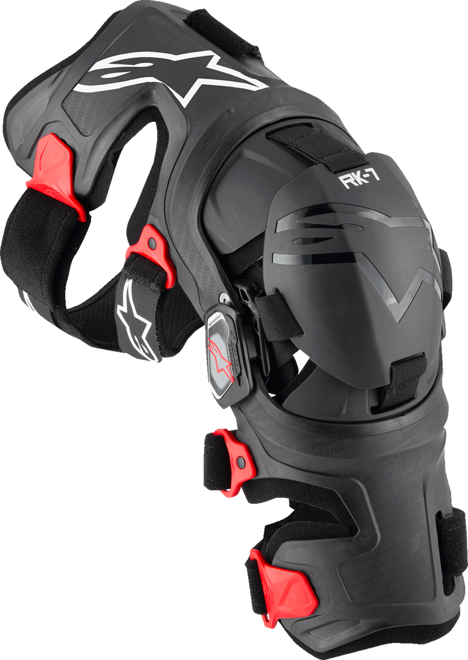 Alpinestars - RK-7 Plasma Knee Braces - Black/Red
