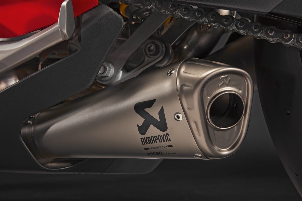 CLOSEOUT - Complete titanium exhaust assembly - Panigale V4