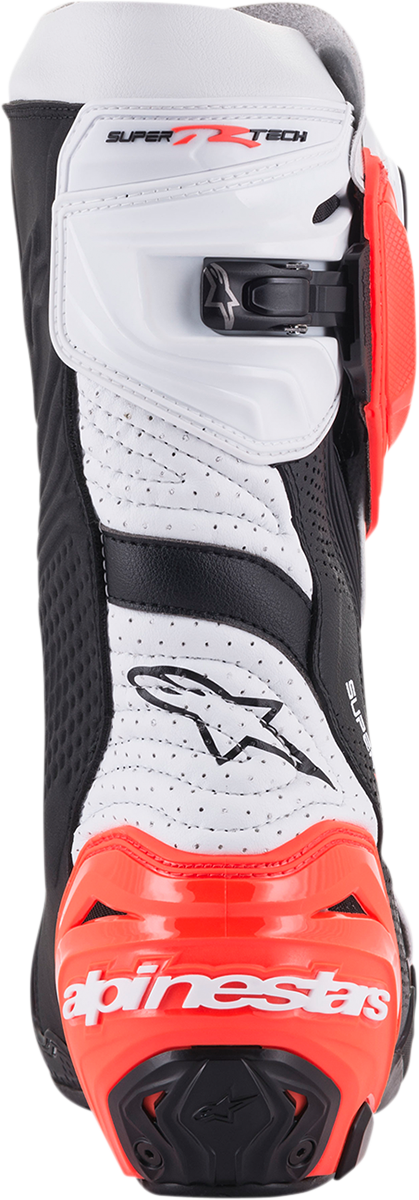 Alpinestars - Supertech V Boots - Black/Fluo Red/White
