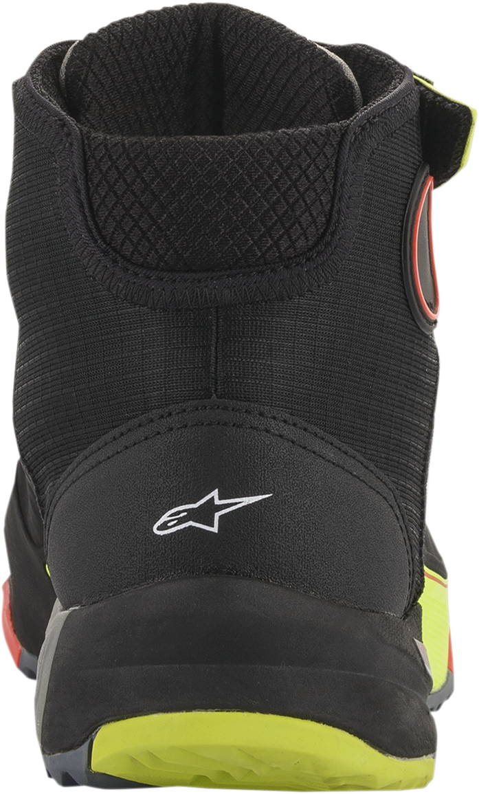 Alpinestars - CR-X Drystar® Shoes - Black/Red/Yellow Fluorescent