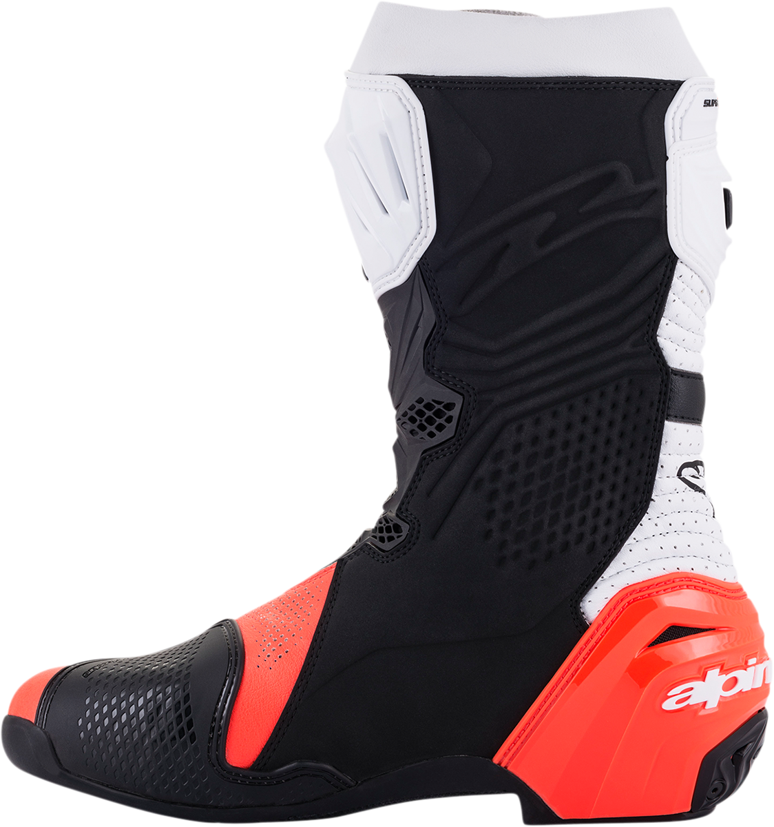 Alpinestars - Supertech V Boots - Black/Fluo Red/White