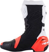 Alpinestars - Supertech V Boots - Black/Fluo Red/White