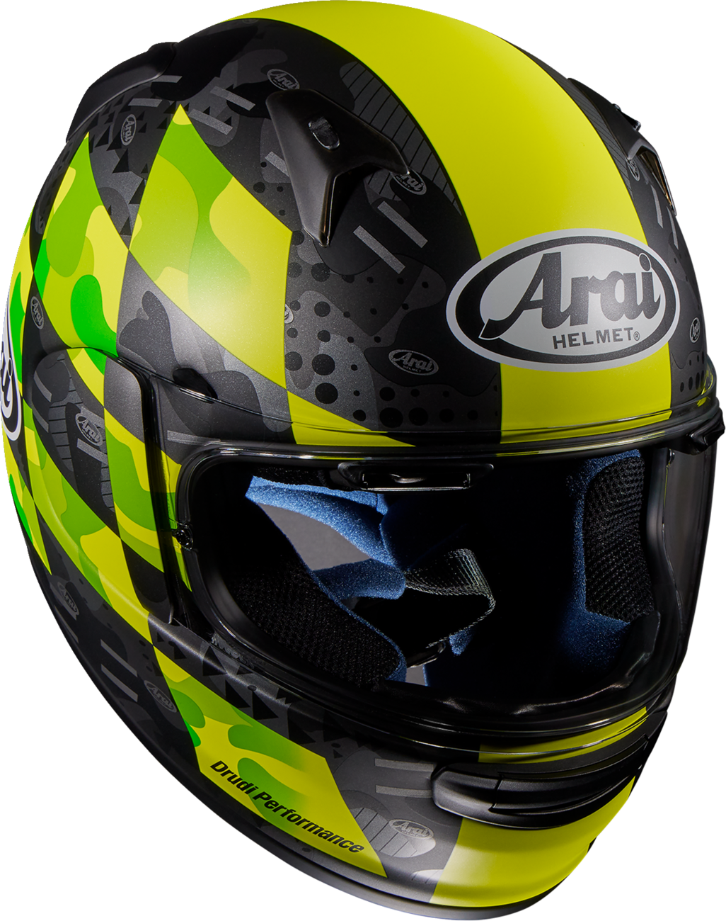 arai best helmet Arai Regent-X Patch Helmet Small Yellow Frost