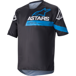 Alpinestars - Racer V3 Short-Sleeve Jersey - Black/Bright Blue