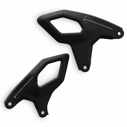 96982091AA - Carbon Fiber Heel Guards - Panigale V2/Streetfighter V2