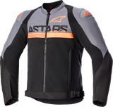 Alpinestars - SMX Air Jacket - Dark Gray/Black/Orange Fluo