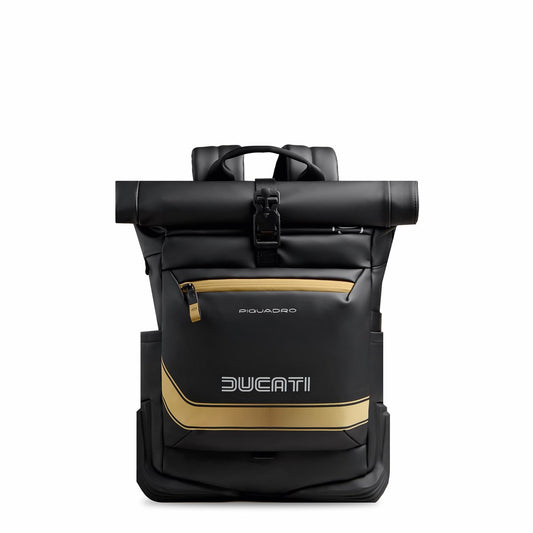 987805092 - D-Piquadro 100 Backpack - BLACK