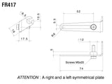 FR417 - RIZOMA - Mounting Kit For Turn Signals