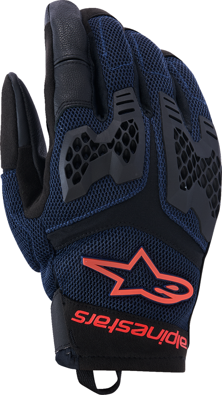 Alpinestars - Manti Air Gloves - Deep Blue/Fluo Red/Asphalt