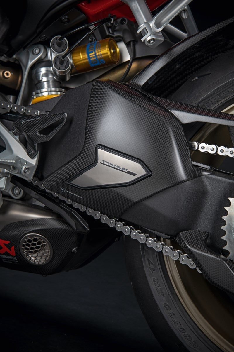 96981272BA -  Carbon-titanium swinging arm cover Streetfighter V4