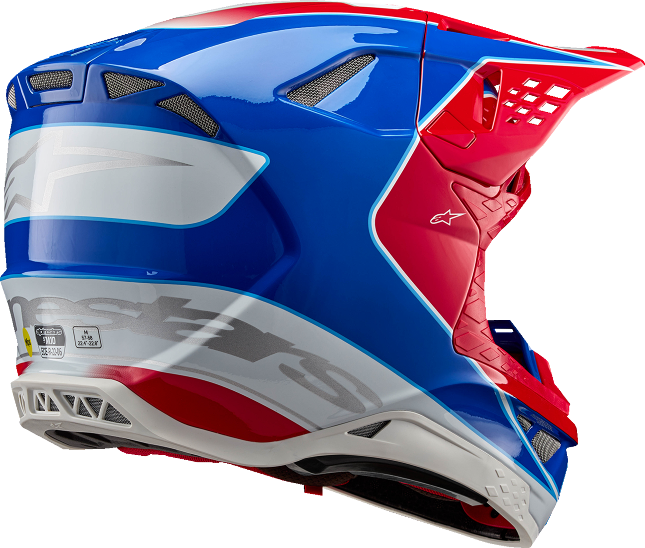 Alpinestars - Supertech M10 Helmet - Aeon - MIPS® - Gloss Bright Red/Blue