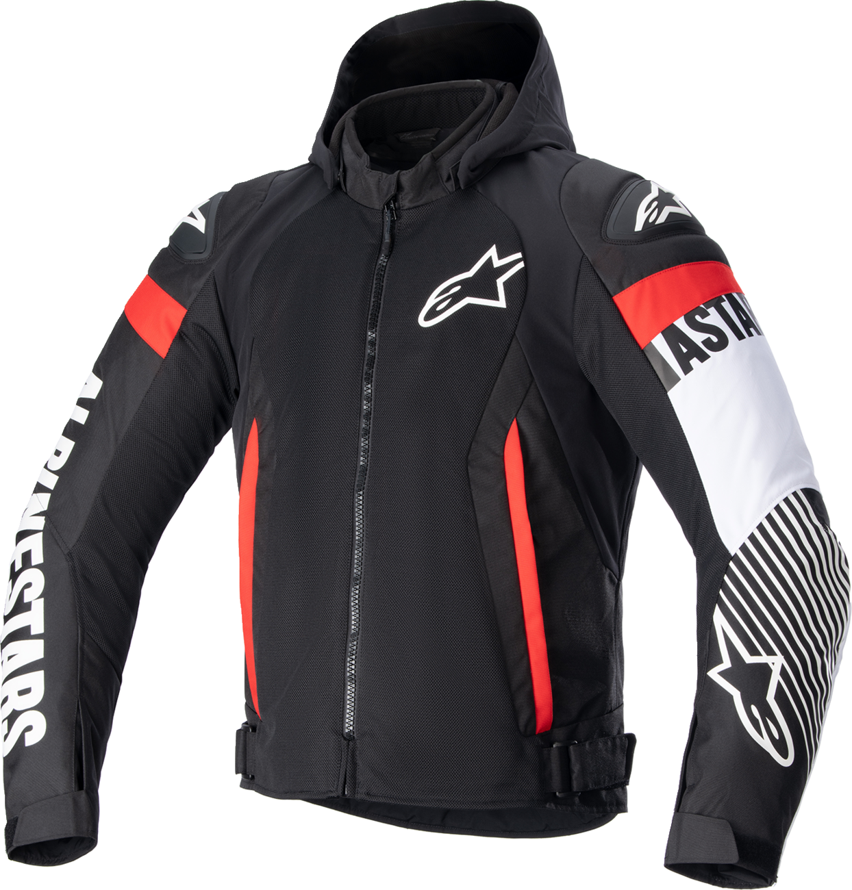 Alpinestars - Zaca Air Jacket - Black/White/Red Fluo