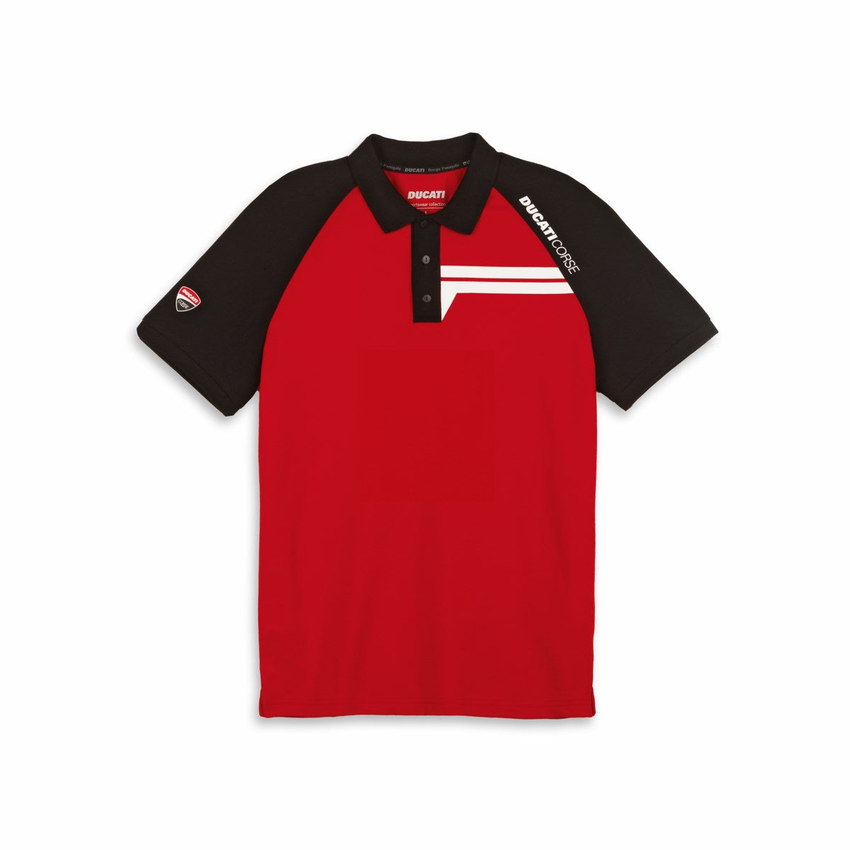 98780436 - Ducati DC Stripe Short-Sleeved Polo Shirt - RED