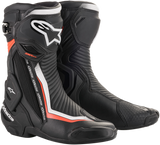 Alpinestars - SMX Plus Boots - Black/White/Red Fluorescent