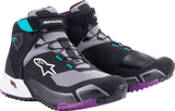 Alpinestars - Stella CR-X Drystar® Shoes - Black/Gray/Teal/Purple