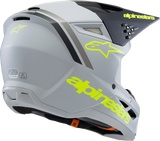 Alpinestars - Youth SM3 Helmet - Radium - Matte Gray/Black/Yellow Fluo