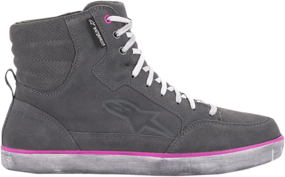 Alpinestars - J-6 Waterproof Women's Shoes - Gray/Pink