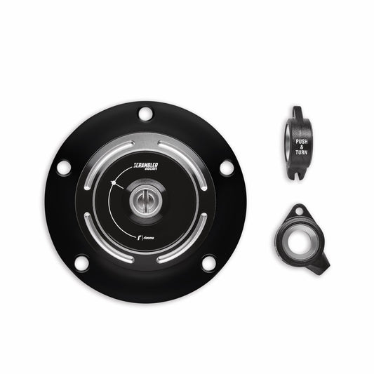 97780072AB - Billet aluminum tank cap - Black