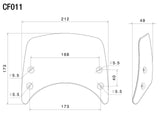 CF011 - RIZOMA - Aluminum Low Headlight Fairing