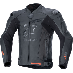 Alpinestars - GP Plus R v4 Rideknit® Leather Jacket - Black/Black