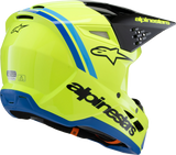 Alpinestars - Youth SM3 Helmet - Radium - Gloss Yellow Fluo/Black/Blue