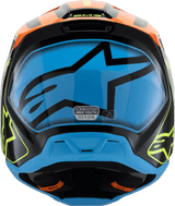 Alpinestars - Youth SM3 Helmet - Fray - Gloss Black/Orange/Yellow Fluo