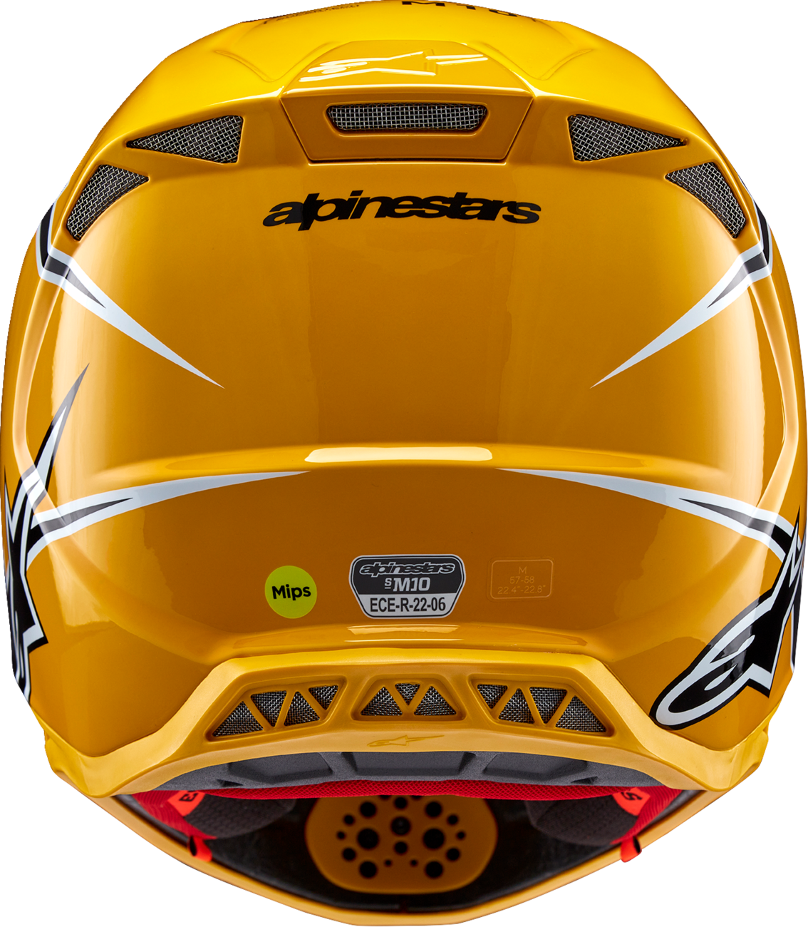 Alpinestars - Supertech M10 Helmet - Ampress - MIPS® - Gloss Black/Yellow
