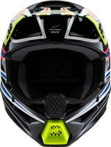 Alpinestars - Youth SM3 Helmet - Wurx - Gloss Black/Yellow Fluo/Blue/Red
