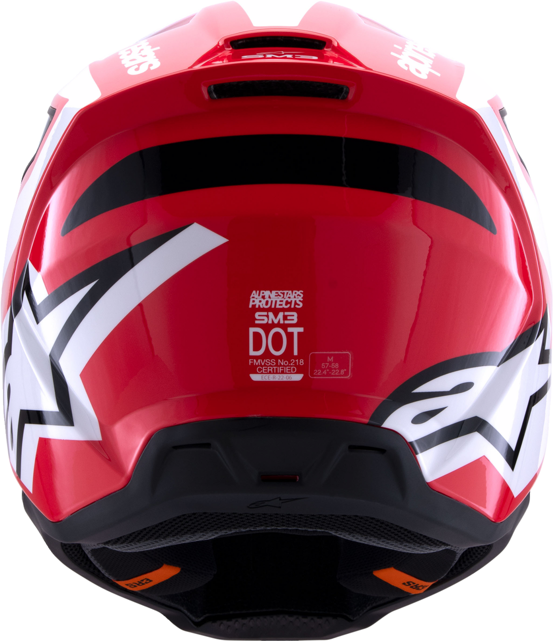 Alpinestars - SM3 Helmet - Heat - Gloss Red/White/Black