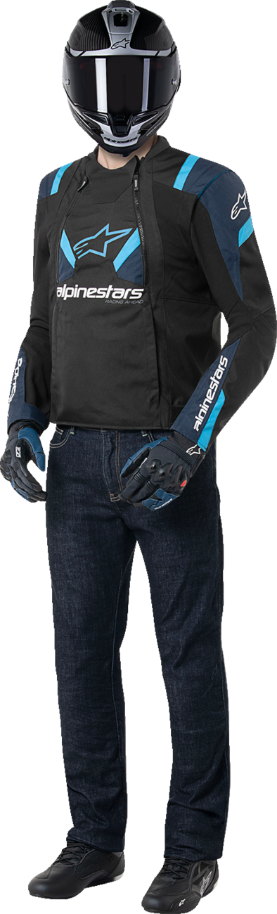Alpinestars - T-Stunt Air Jacket - Black/Dark Blue/Blithe Blue