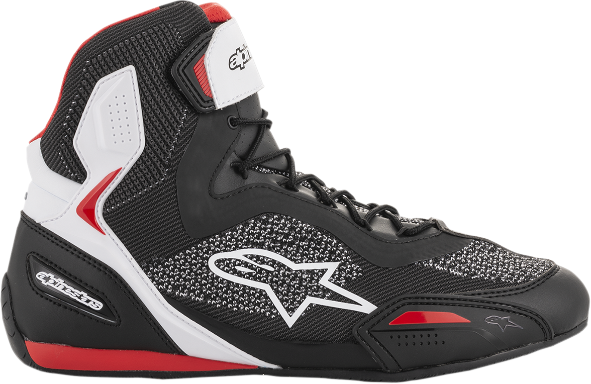 Alpinestars - Faster-3 Rideknit® Shoes - Black/White/Red