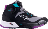 Alpinestars - Stella CR-X Drystar® Shoes - Black/Gray/Teal/Purple