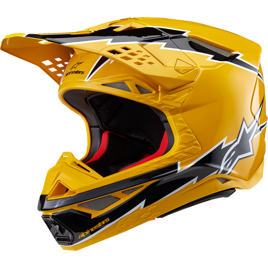 Alpinestars - Supertech M10 Helmet - Ampress - MIPS® - Gloss Black/Yellow