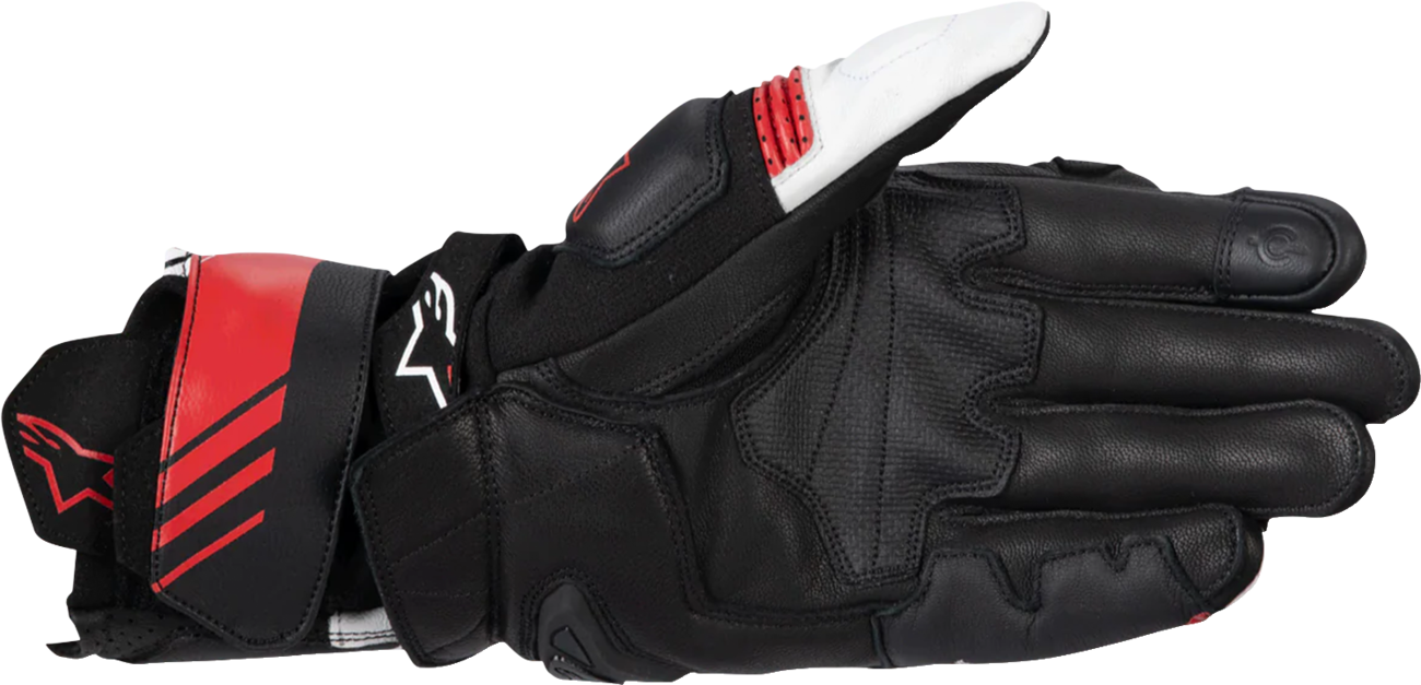Alpinestars - GP Plus R V3 Leather Gloves - Black/White/Bright Red