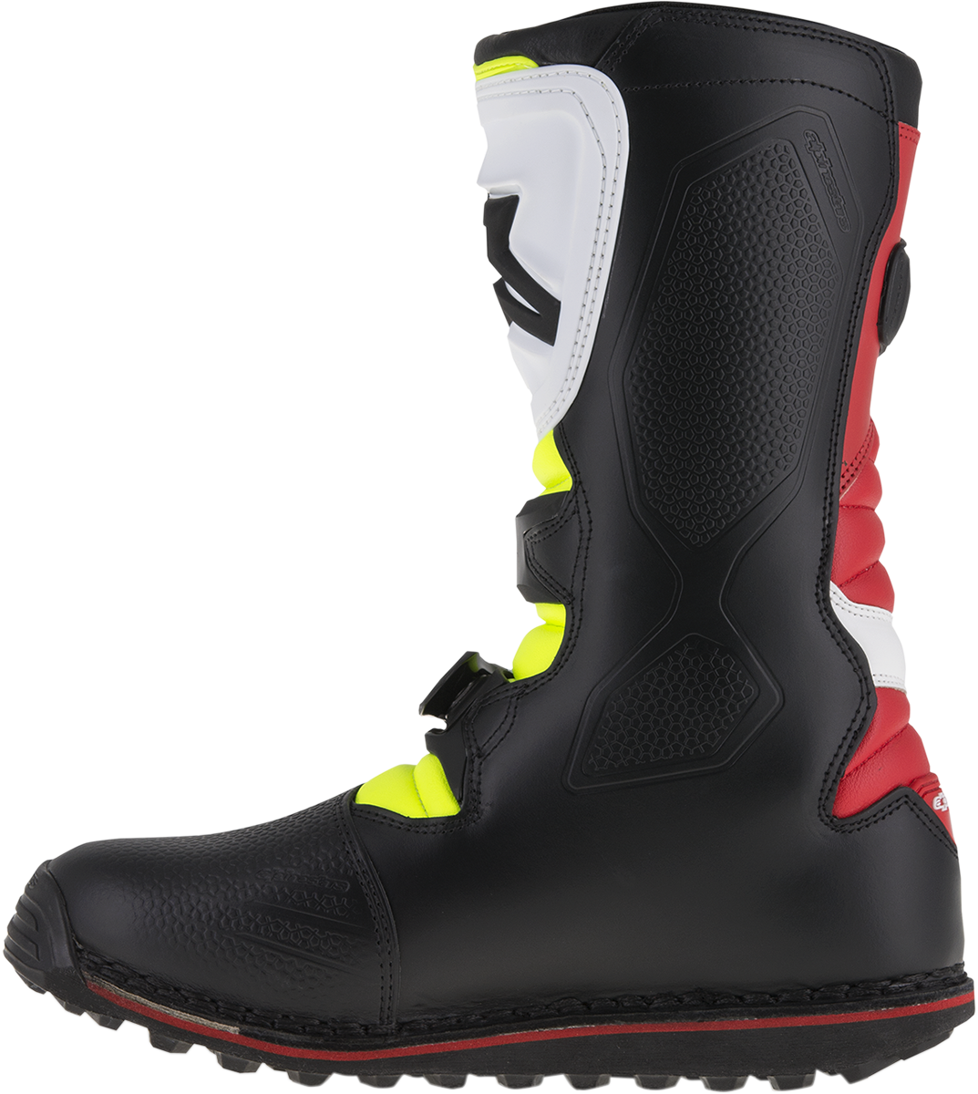 Alpinestars - Tech-T Boots - White/Red/Yellow Fluorescent/Black