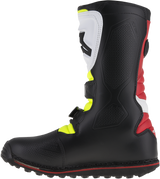 Alpinestars - Tech-T Boots - White/Red/Yellow Fluorescent/Black