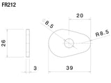 FR212 - RIZOMA - Mounting Kit For Turn Signals