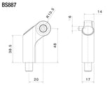 BS887 - RIZOMA - Side Mount Multifit Mirror Mounting Kit