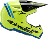 Alpinestars - Youth SM3 Helmet - Radium - Gloss Yellow Fluo/Black/Blue