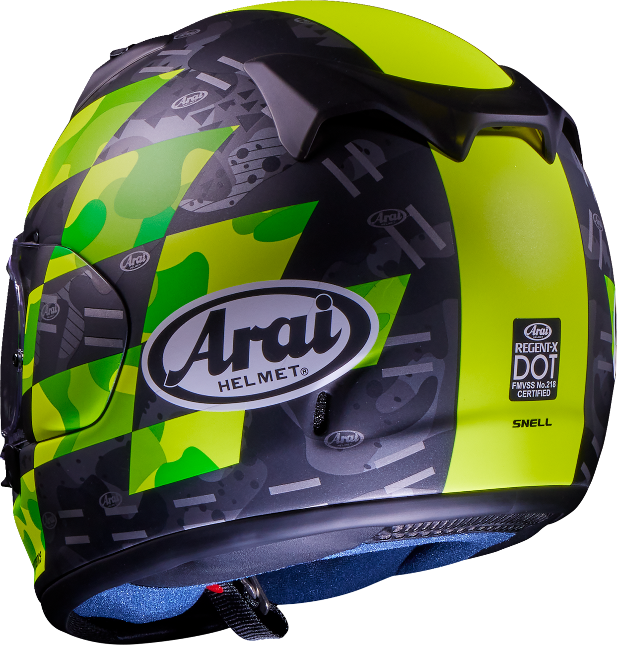 Arai Helmets - Regent-X Helmet - Patch - Yellow Frost