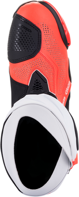 Alpinestars - Supertech V Boots - Black/Fluo Red/White